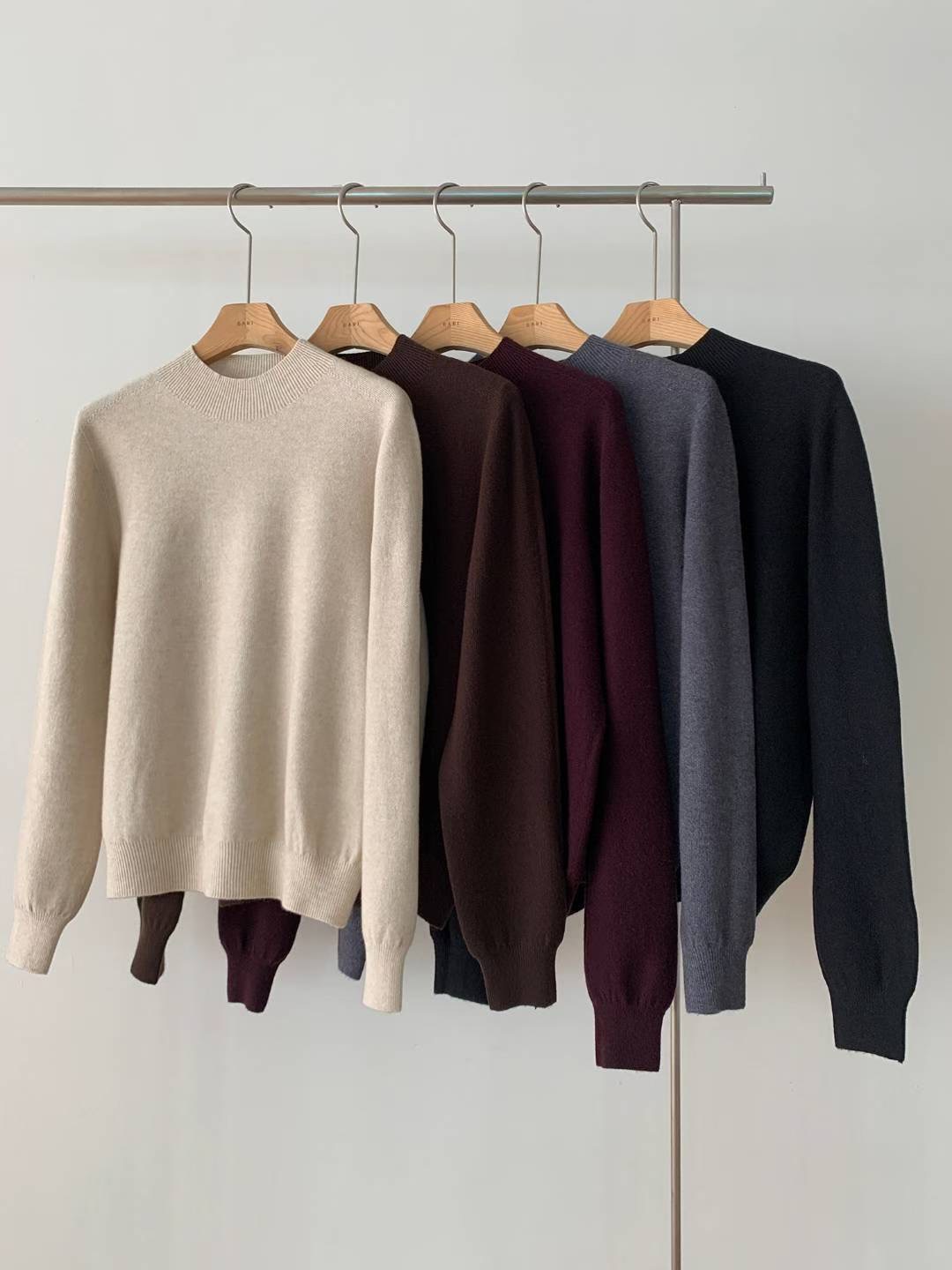 BARISTAR韓國代購㊣女士新款時尚職業熱賣25秋冬人氣針織衫BARISTAR針織衫圖色5左五色