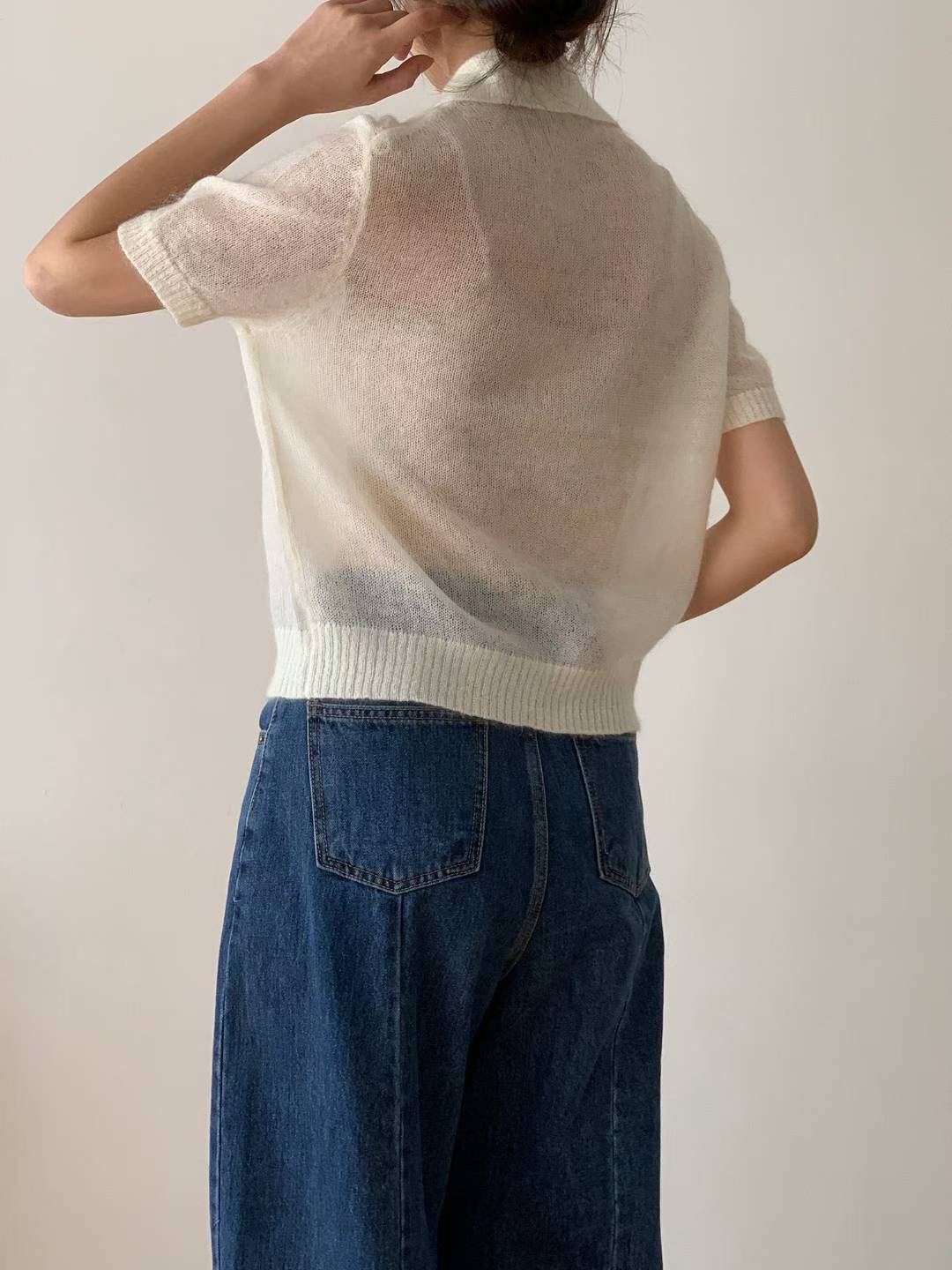 BARISTAR東大門㊣直郵女裝新品職業休閑時尚真品針織衫馬海毛BARI BARI針織衫