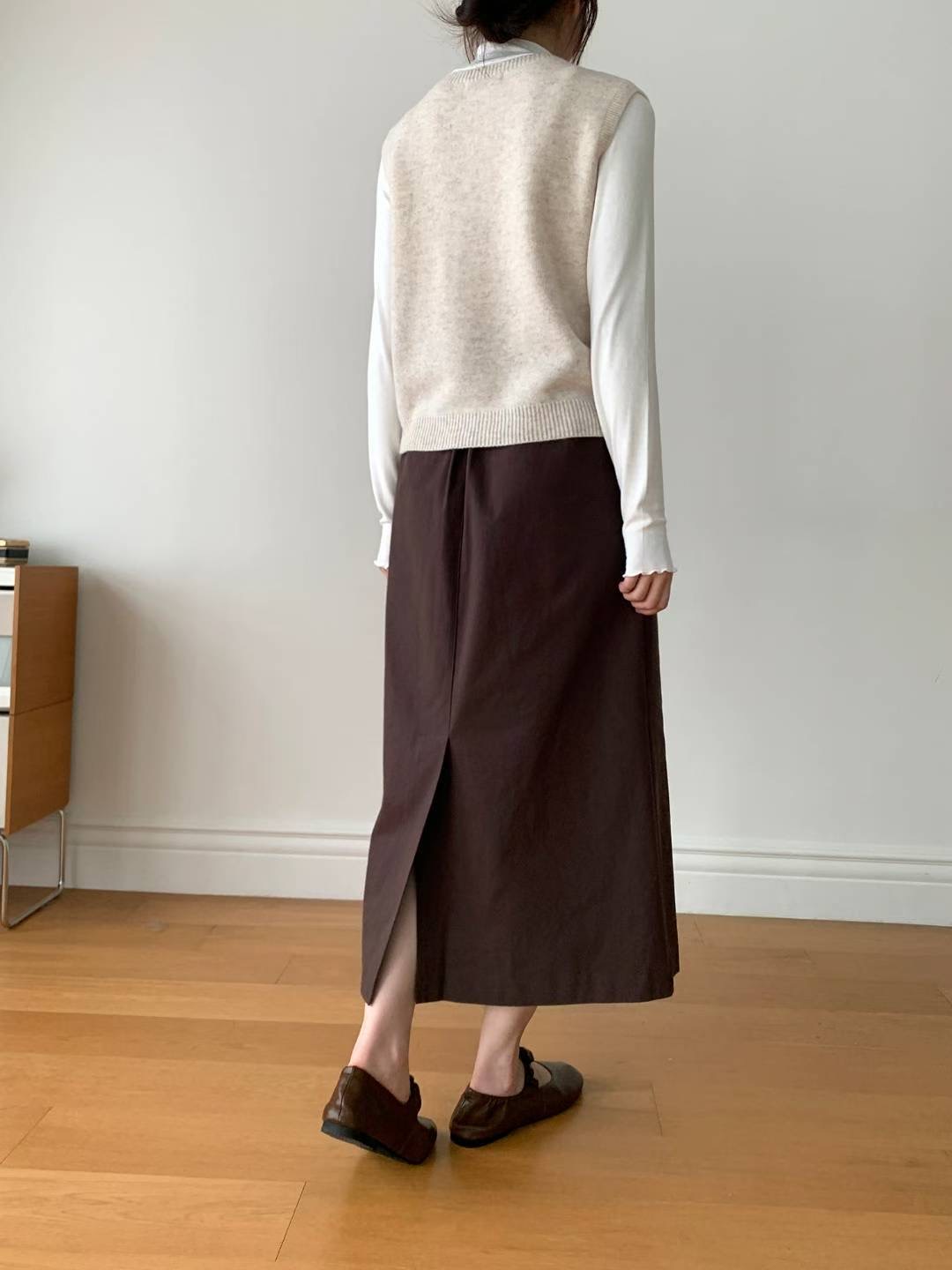 BARISTAR東大門㊣代購女裝新品職業推薦25秋冬時尚真品長裙BARISTAR長裙