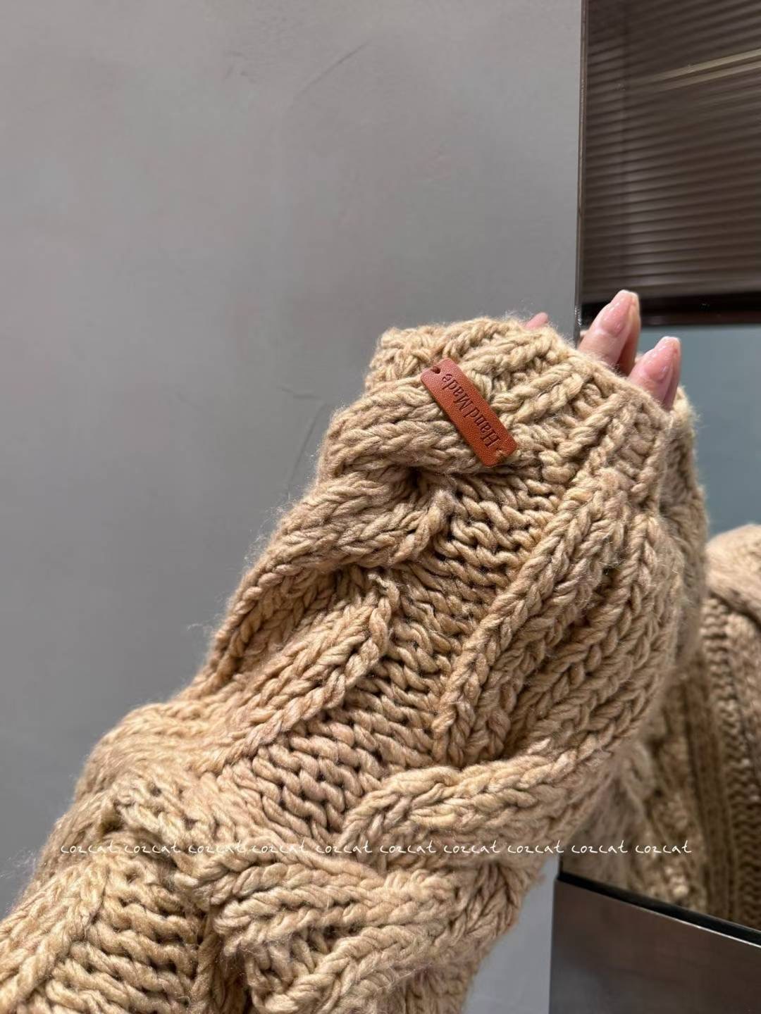 COZCAT-코즈켓-T東大門㊣代購女裝新款職業時尚毛衣手工針織COZCAT毛衣