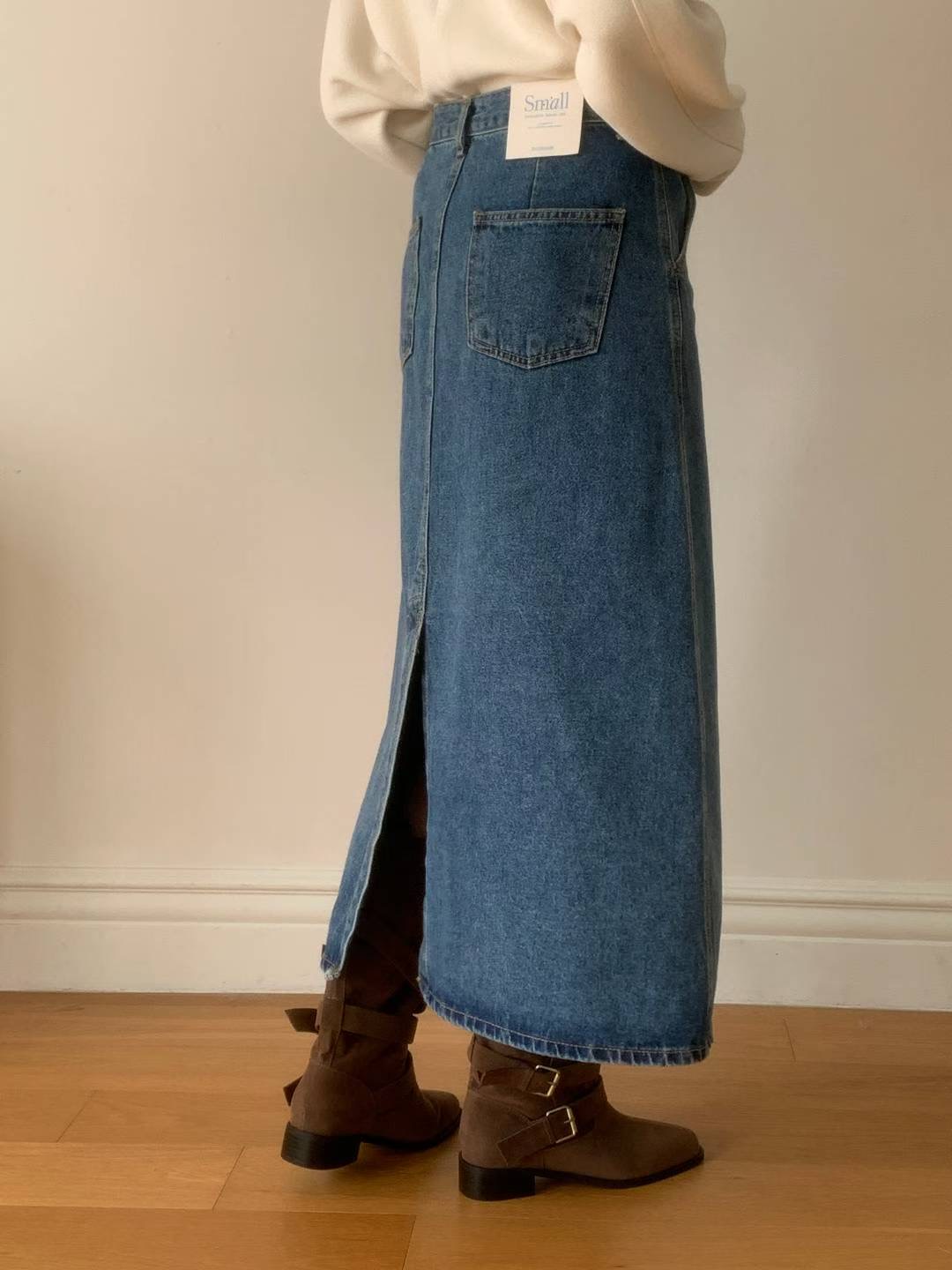 BARISTAR韓國代購㊣女裝新款時尚真品職業休閑推薦人氣長裙BARI BARI長裙