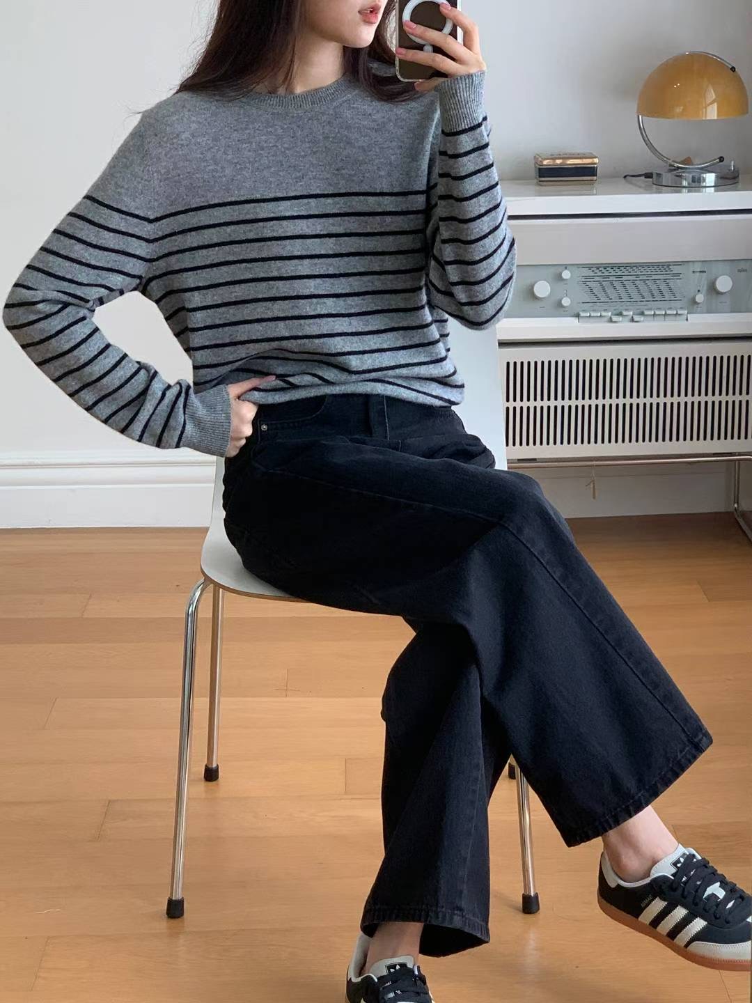 BARISTAR東大門㊣代購女裝新款時尚推薦休閑職業真品針織衫BARISTAR針織衫圖色2