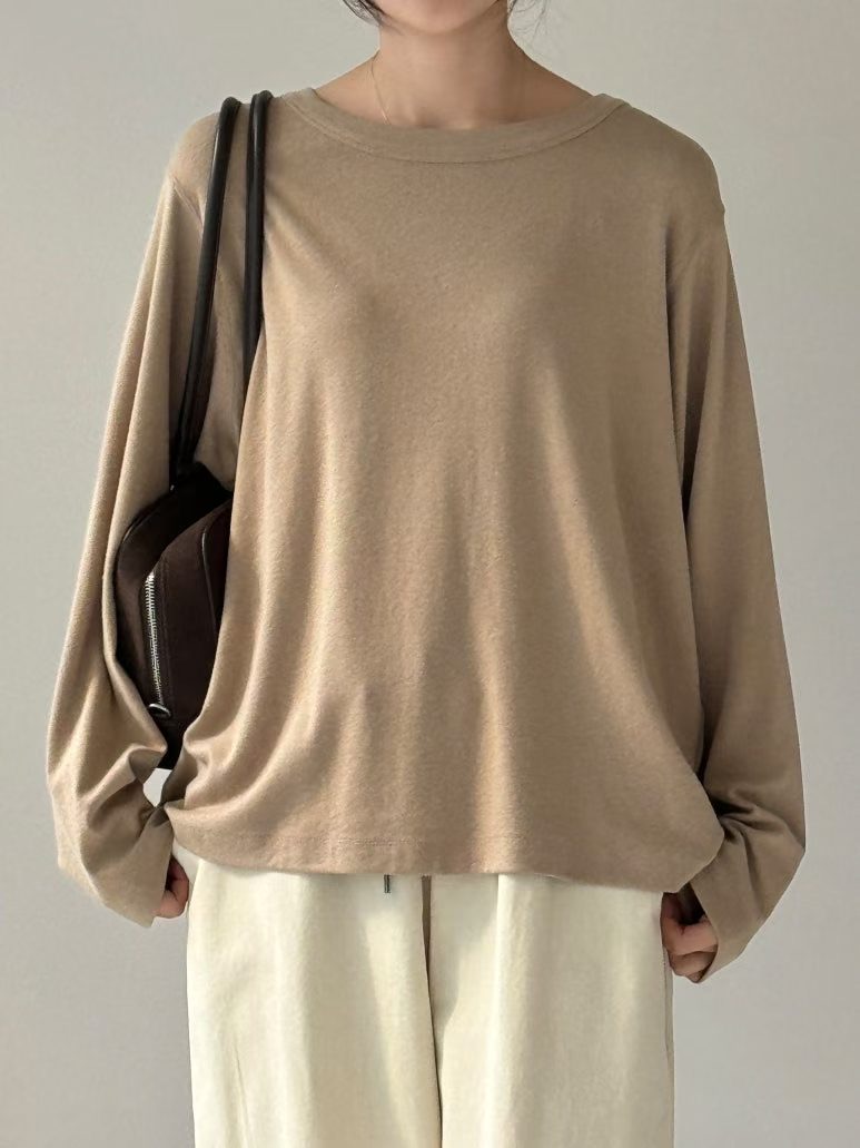 BARISTAR韓國代購㊣女士新品職業熱賣25秋冬時尚休閑長袖T恤BARISTAR長袖T恤圖色4