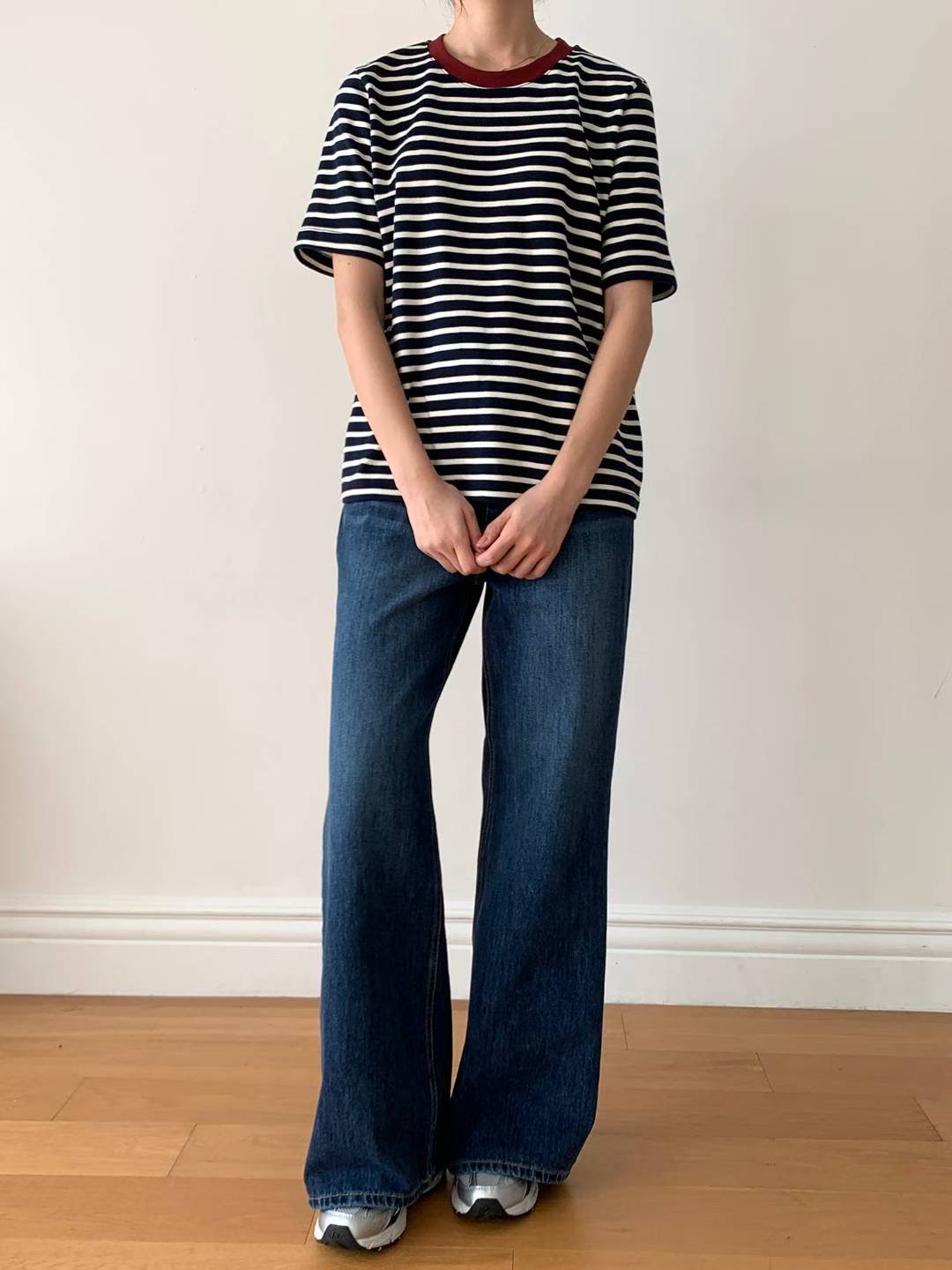 BARISTAR東大門㊣實拍女裝新款時尚真品職業25秋冬人氣熱賣T恤BARISTART恤