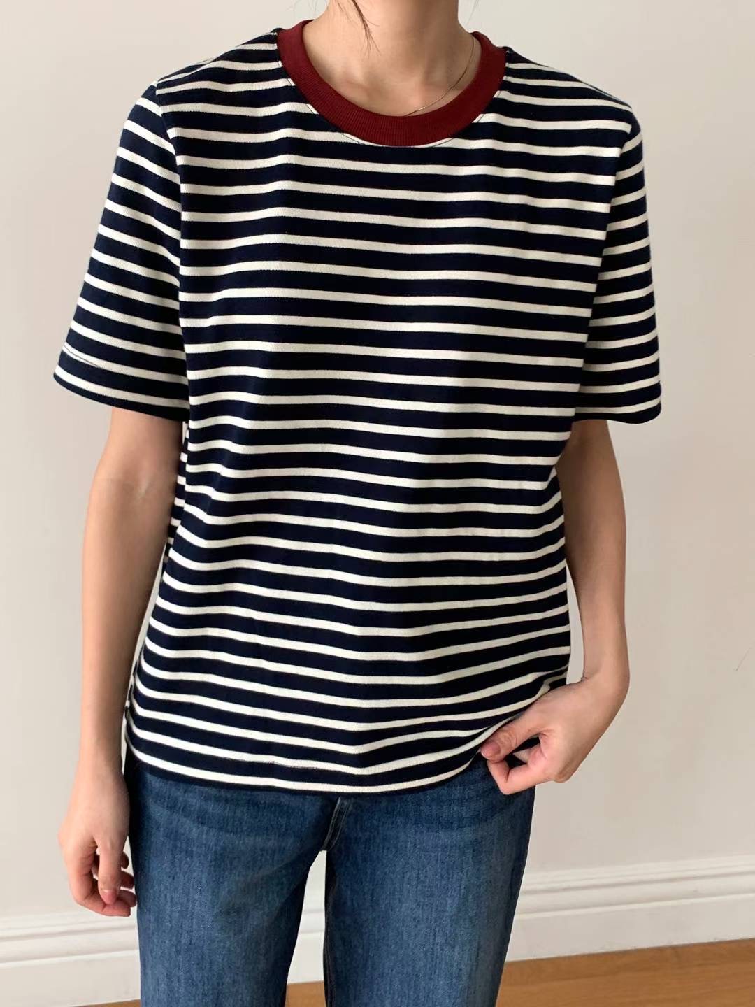 BARISTAR東大門㊣實拍女裝新款時尚真品職業25秋冬人氣熱賣T恤BARISTART恤