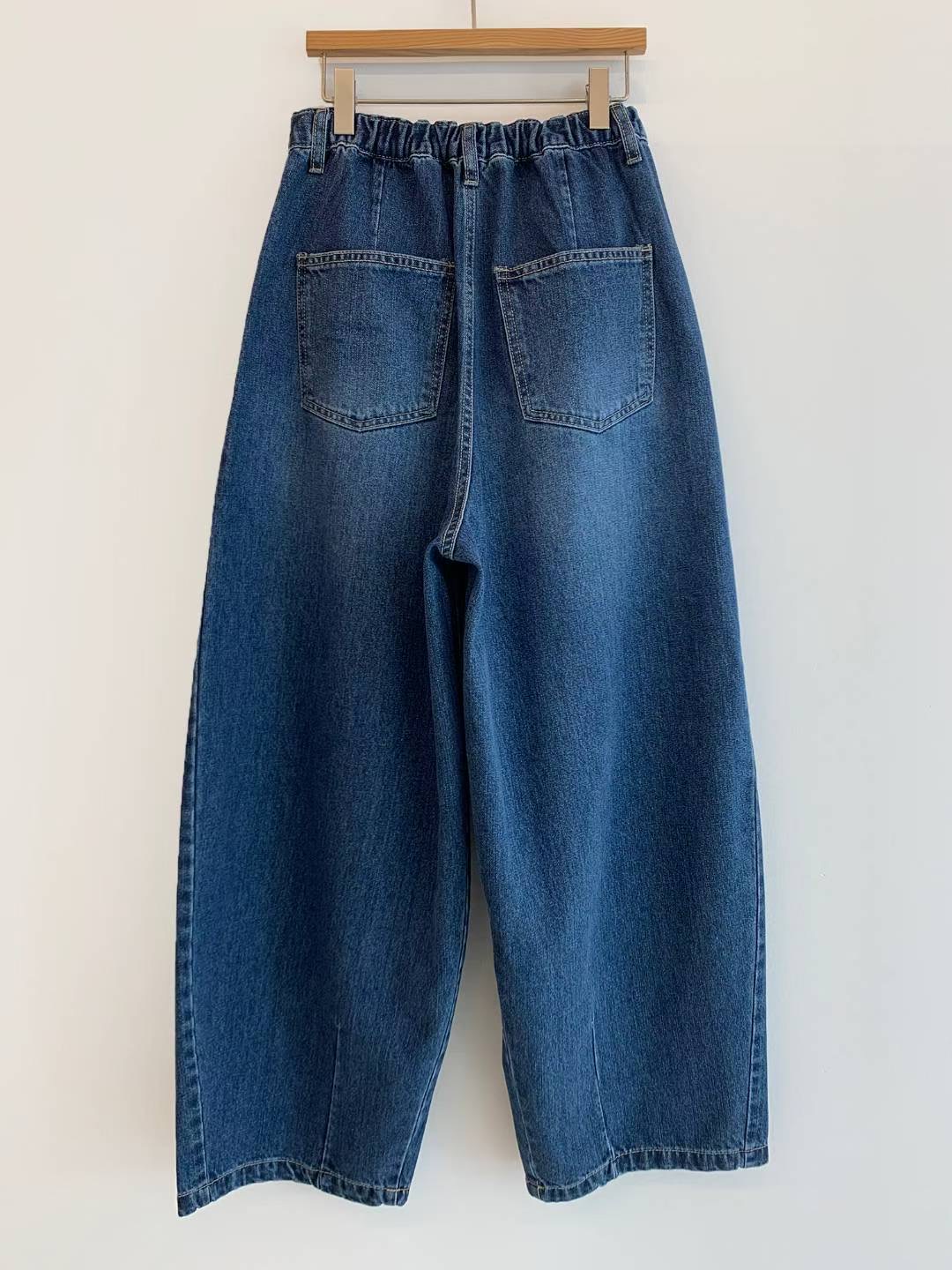 BARISTAR東大門㊣實拍女裝新品25秋冬時尚推薦人氣職業牛仔褲BARISTAR牛仔褲