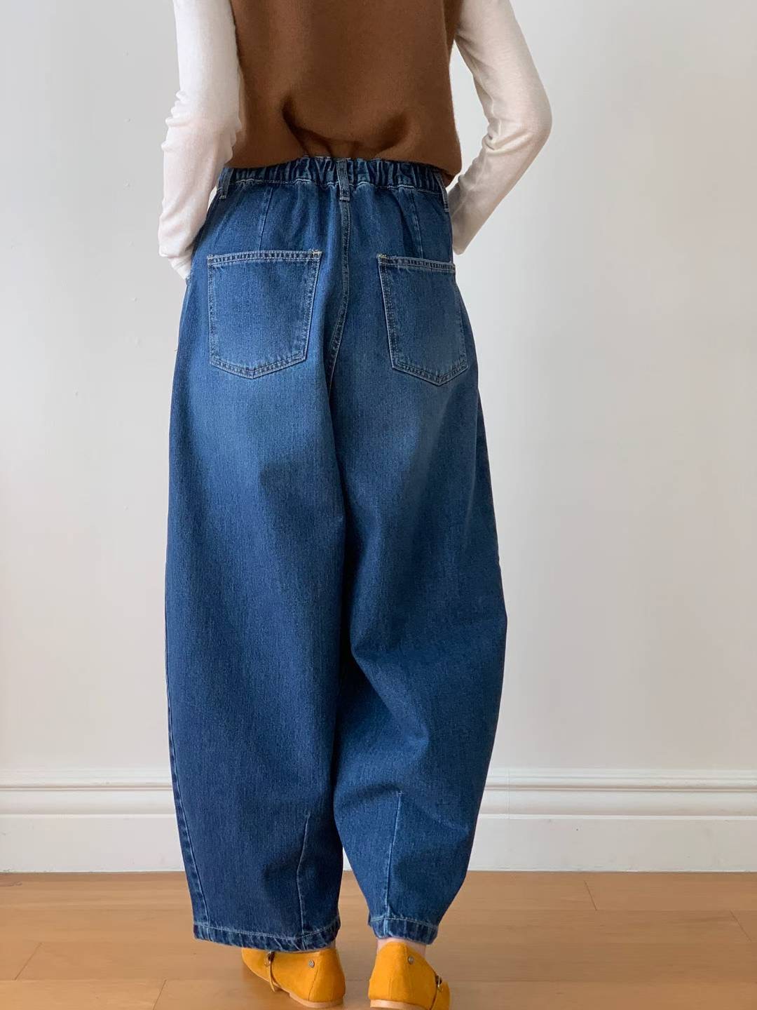 BARISTAR東大門㊣實拍女裝新品25秋冬時尚推薦人氣職業牛仔褲BARISTAR牛仔褲