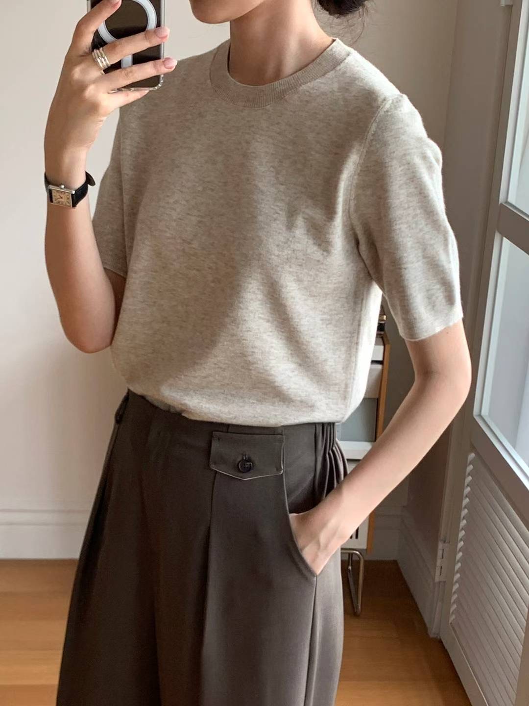 BARISTAR東大門㊣實拍女裝新款推薦職業25秋冬時尚熱賣針織衫BARI BARI針織衫