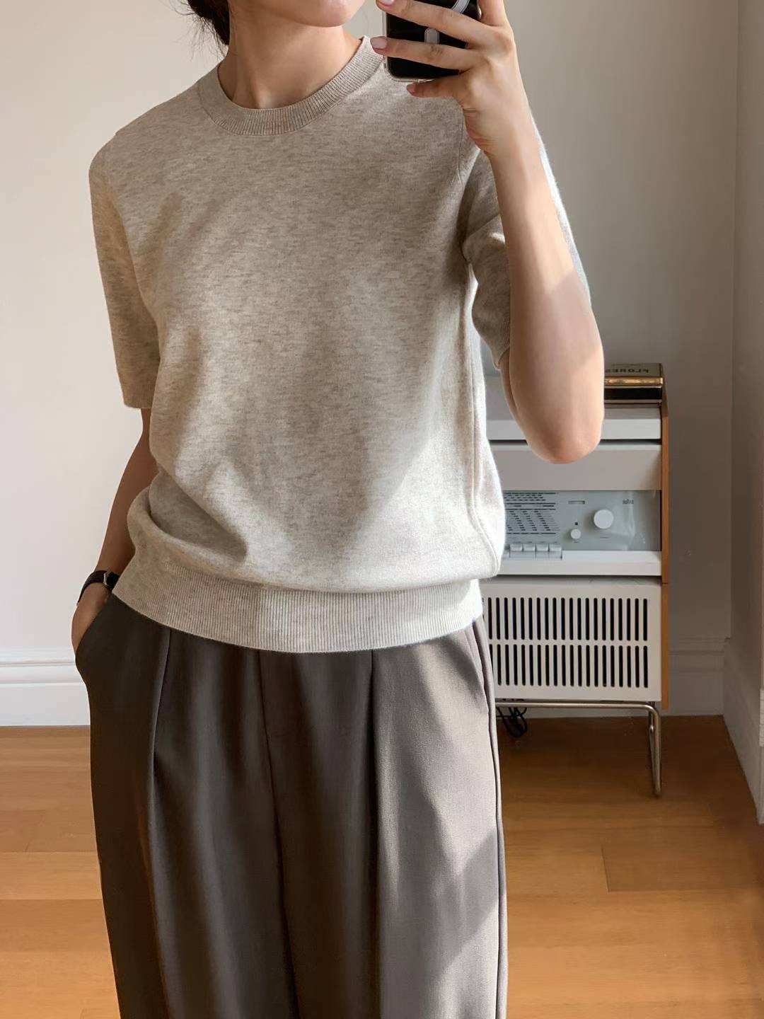 BARISTAR東大門㊣實拍女裝新款推薦職業25秋冬時尚熱賣針織衫BARI BARI針織衫圖色2