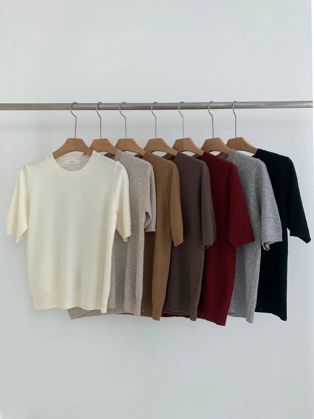 BARISTAR東大門㊣實拍女裝新款推薦職業25秋冬時尚熱賣針織衫BARI BARI針織衫圖色6左六色