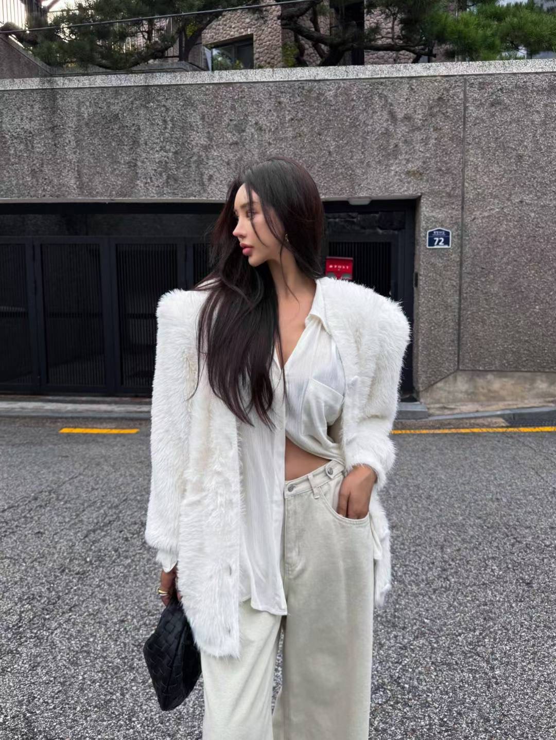 COZCAT-코즈켓-T東大門㊣代購女裝新款休閑25秋冬夾克貂皮COZCAT夾克