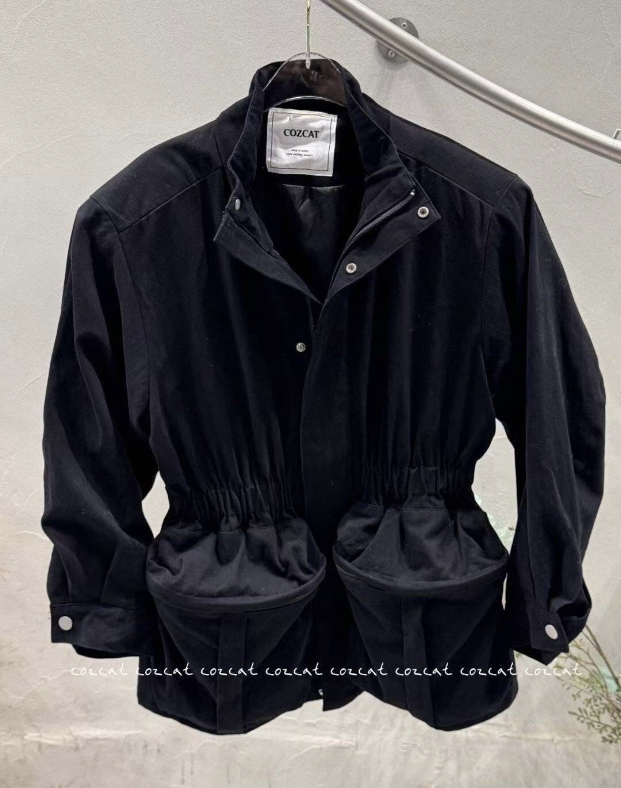 COZCAT-코즈켓-T東大門㊣代購女士新品休閑真品時尚夾克口袋COZCAT夾克