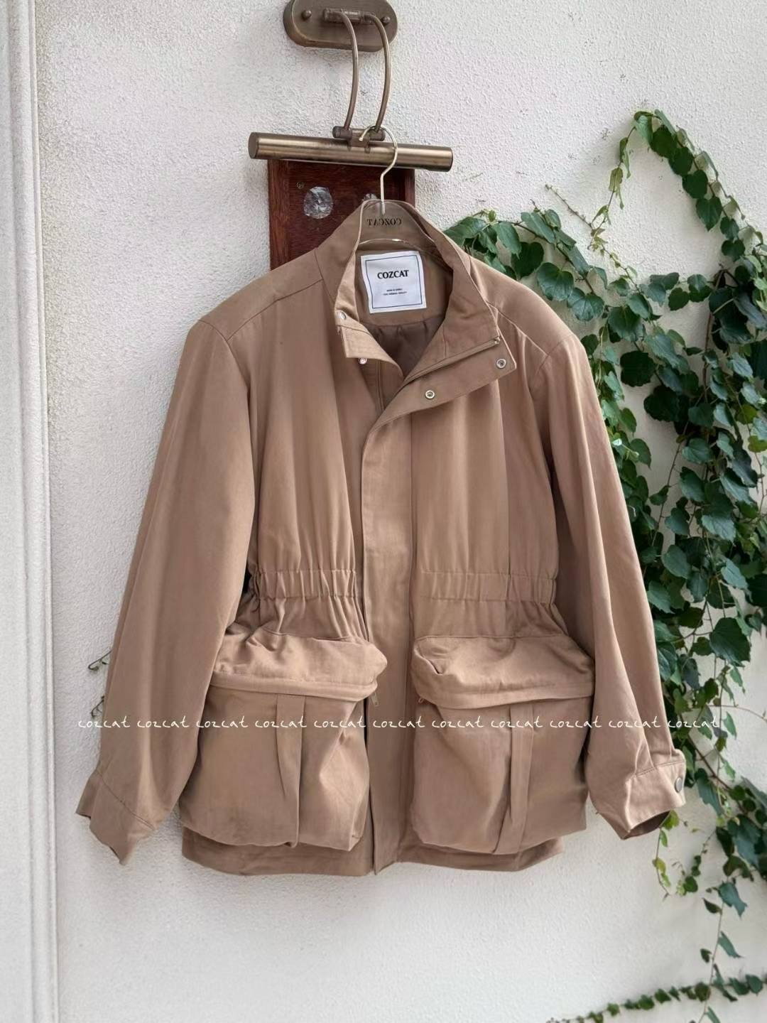 COZCAT-코즈켓-T東大門㊣代購女士新品休閑真品時尚夾克口袋COZCAT夾克圖色2