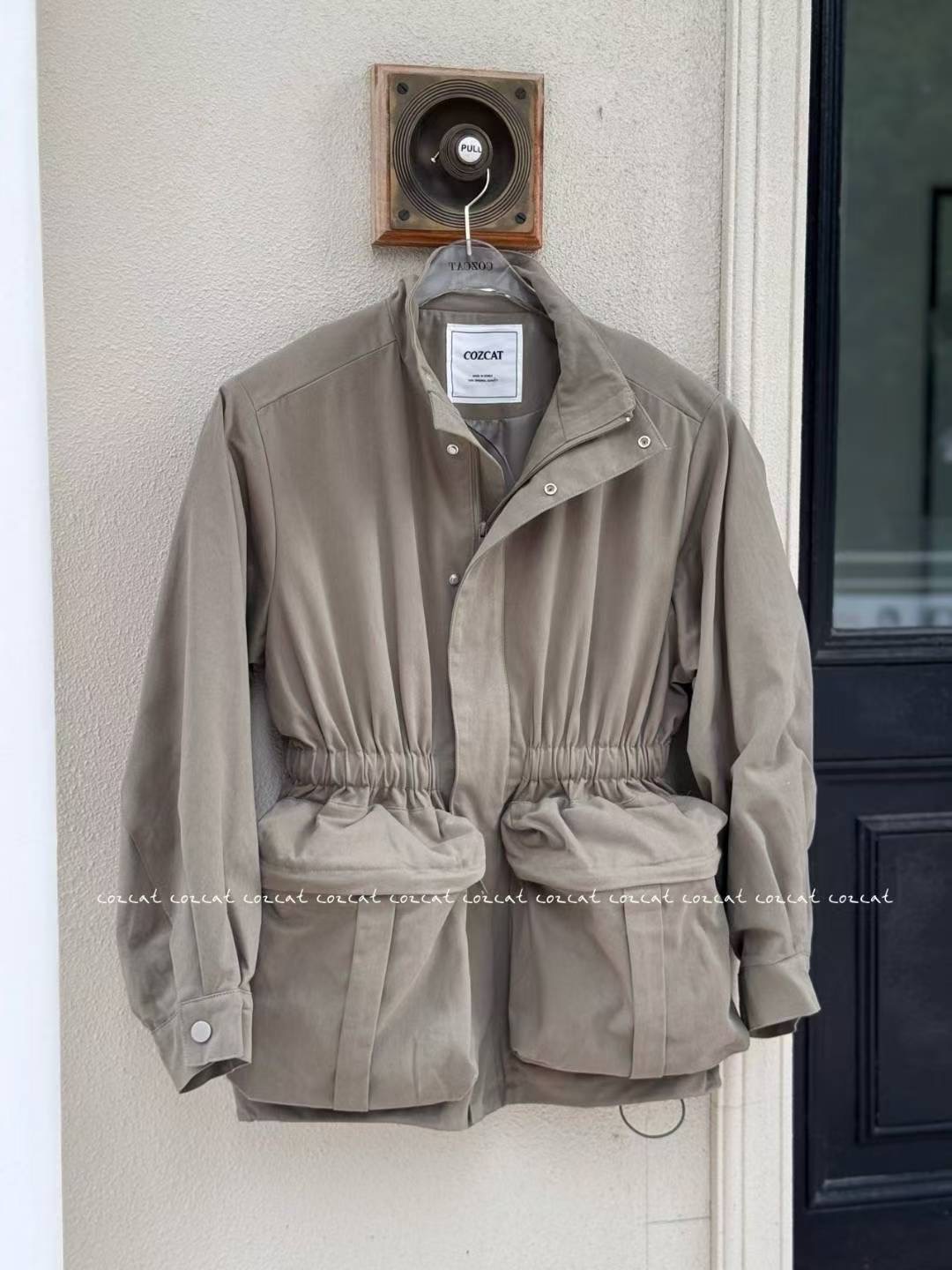COZCAT-코즈켓-T東大門㊣代購女士新品休閑真品時尚夾克口袋COZCAT夾克圖色3