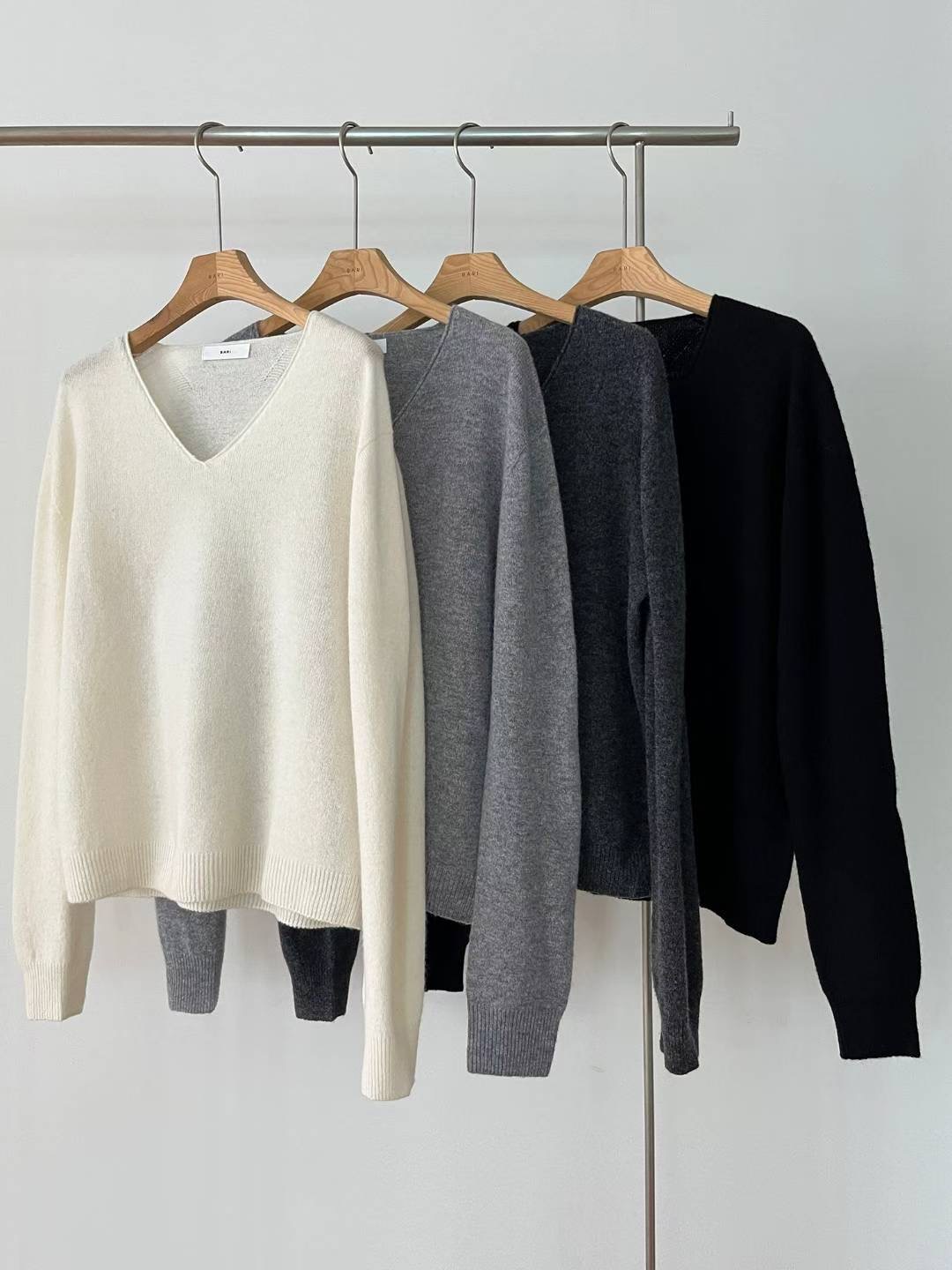 BARISTAR韓國代購㊣女裝新款25秋冬真品時尚休閑針織衫羊毛BARISTAR針織衫圖色3左三色