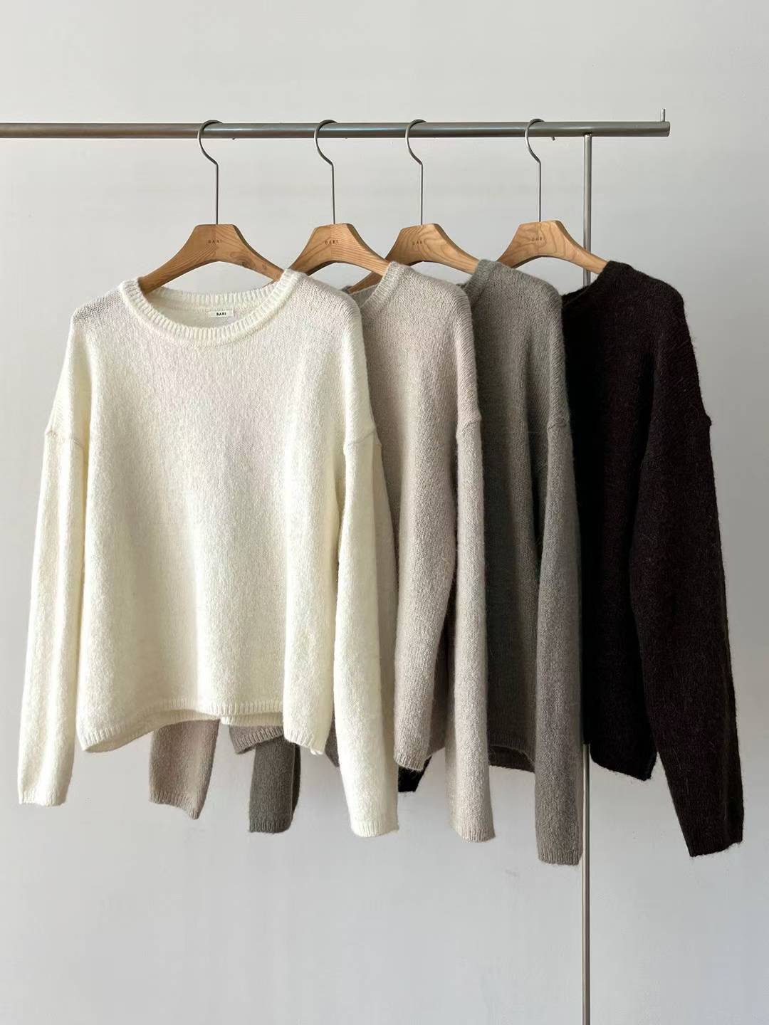 BARISTAR韓國直郵㊣女士新品時尚職業人氣休閑熱賣真品針織衫BARISTAR針織衫圖色4左四色