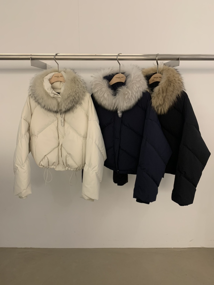 UNDER KEY東大門㊣直郵女士新品人氣休閑職業短款羽絨服鴨絨UNDER KEY短款羽絨服