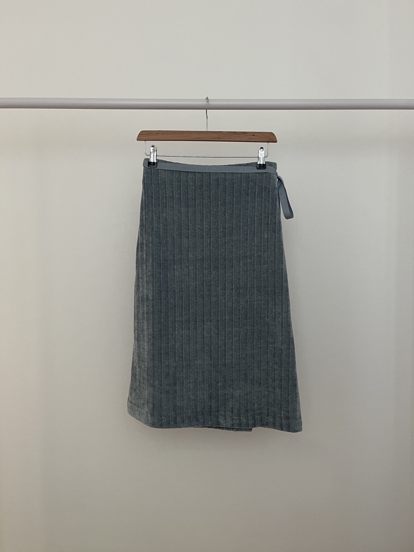 RE:OPENING韓國直郵㊣女裝新品25秋冬時尚半身裙中短裙天鵝絨RE:OPENING半身裙/中短裙