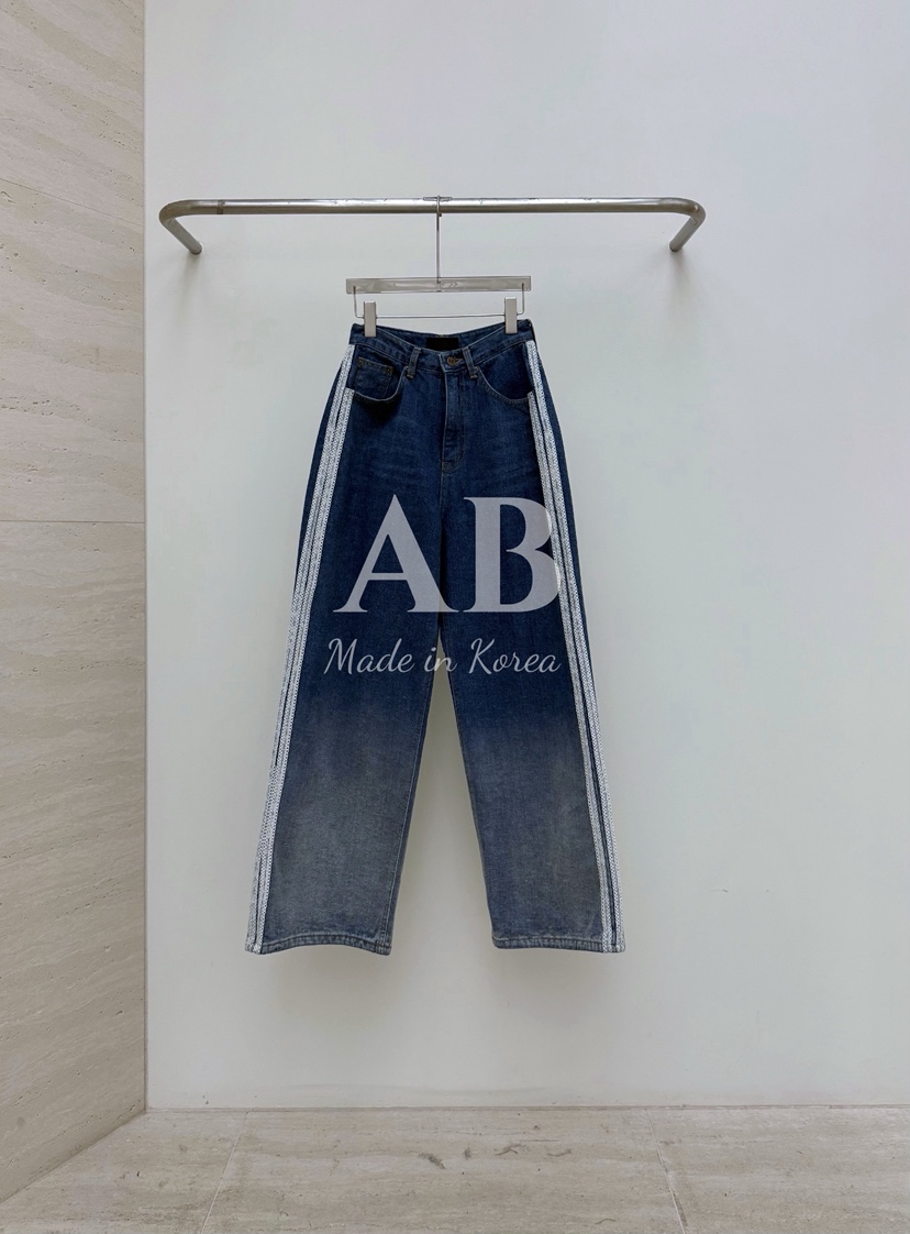 AB東大門㊣代購女裝新品推薦人氣真品時尚25秋冬職業牛仔褲AB牛仔褲