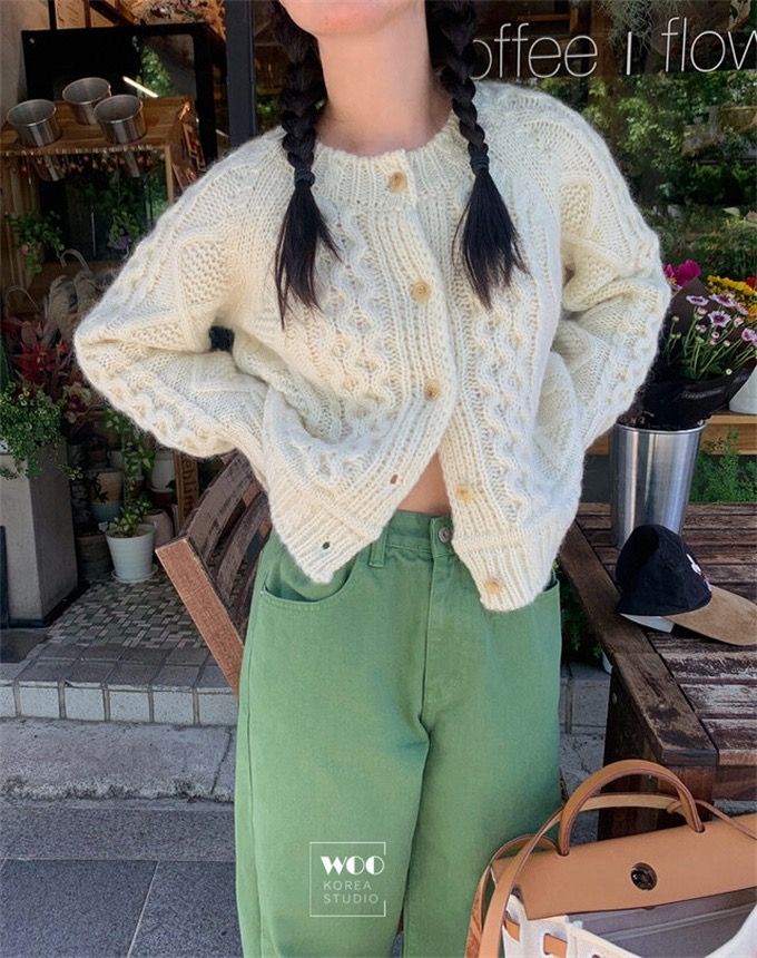 STAY HERE東大門㊣實拍女士新款25秋冬推薦真品熱賣針織衫STAY HERE針織衫圖色2