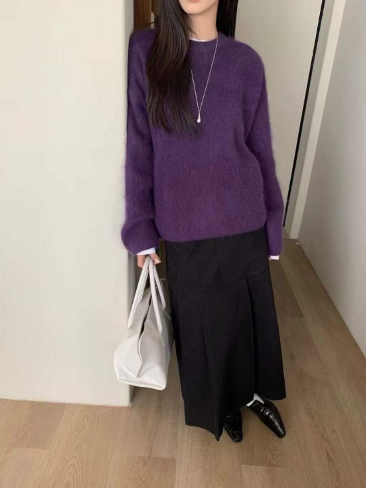STAY HERE東大門㊣直郵女裝新品推薦熱賣25秋冬職業針織衫STAY HERE針織衫
