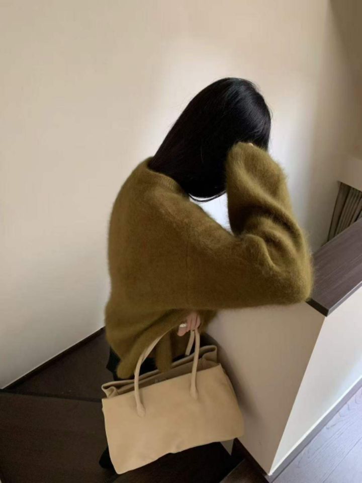 STAY HERE東大門㊣直郵女裝新品推薦熱賣25秋冬職業針織衫STAY HERE針織衫