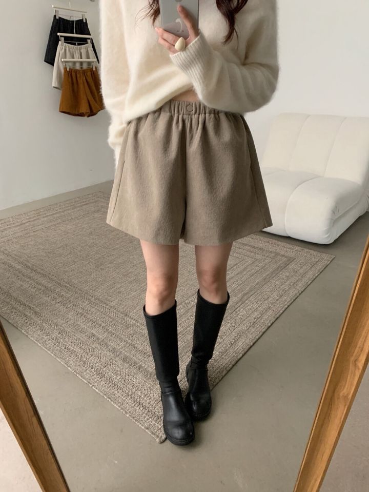 STAY HERE東大門㊣直郵女士新款推薦人氣休閑25秋冬時尚短褲STAY HERE短褲