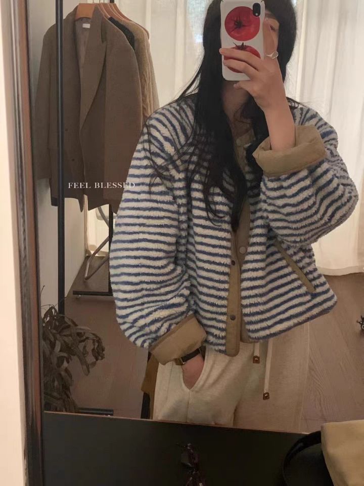 STAY HERE東大門㊣實拍女士新款時尚推薦休閑真品職業夾克STAY HERE夾克圖色2
