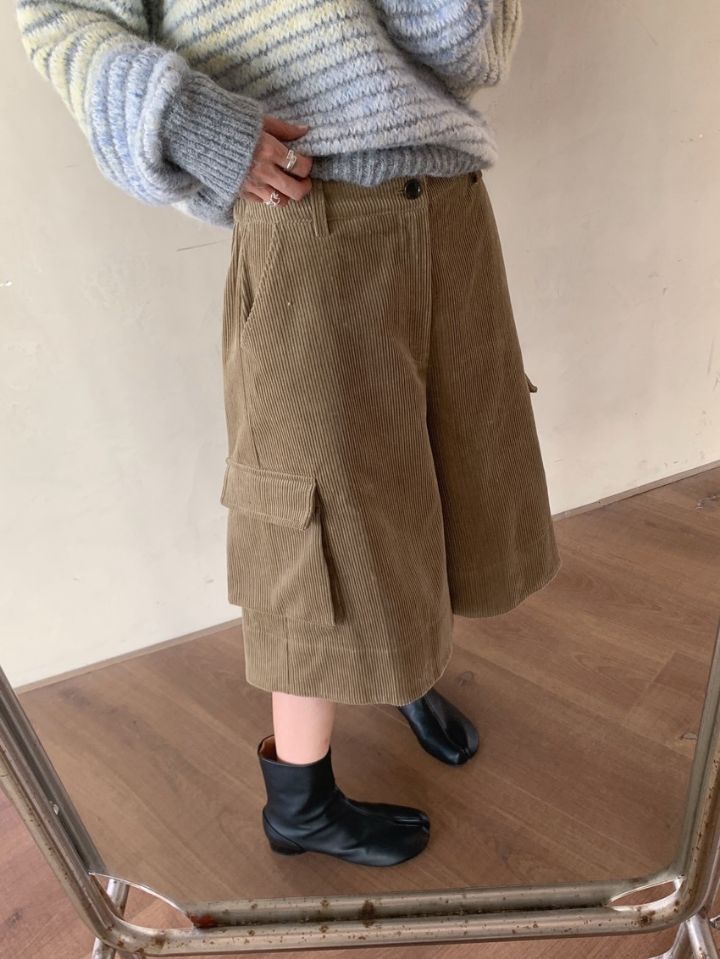 STAY HERE東大門㊣代購女裝新品職業人氣時尚熱賣25秋冬短褲STAY HERE短褲