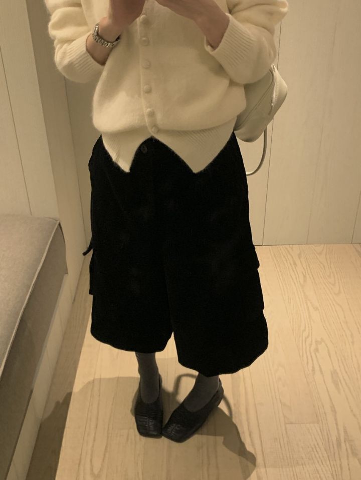 STAY HERE東大門㊣代購女裝新品職業人氣時尚熱賣25秋冬短褲STAY HERE短褲