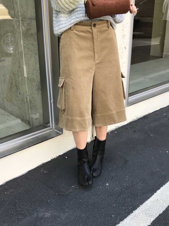 STAY HERE東大門㊣代購女裝新品職業人氣時尚熱賣25秋冬短褲STAY HERE短褲