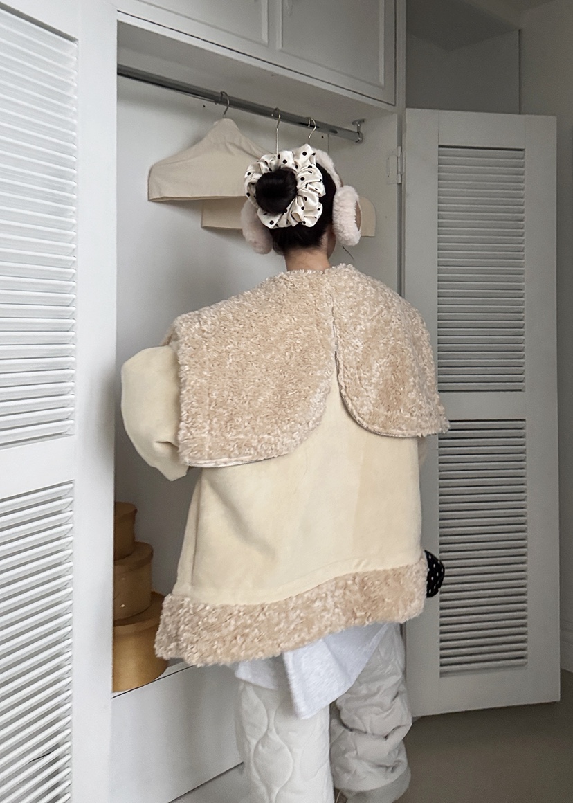 OURWAVE/OUR ROOM東大門㊣代購女裝新款推薦職業短款大衣Our Wave/Our Room短款大衣