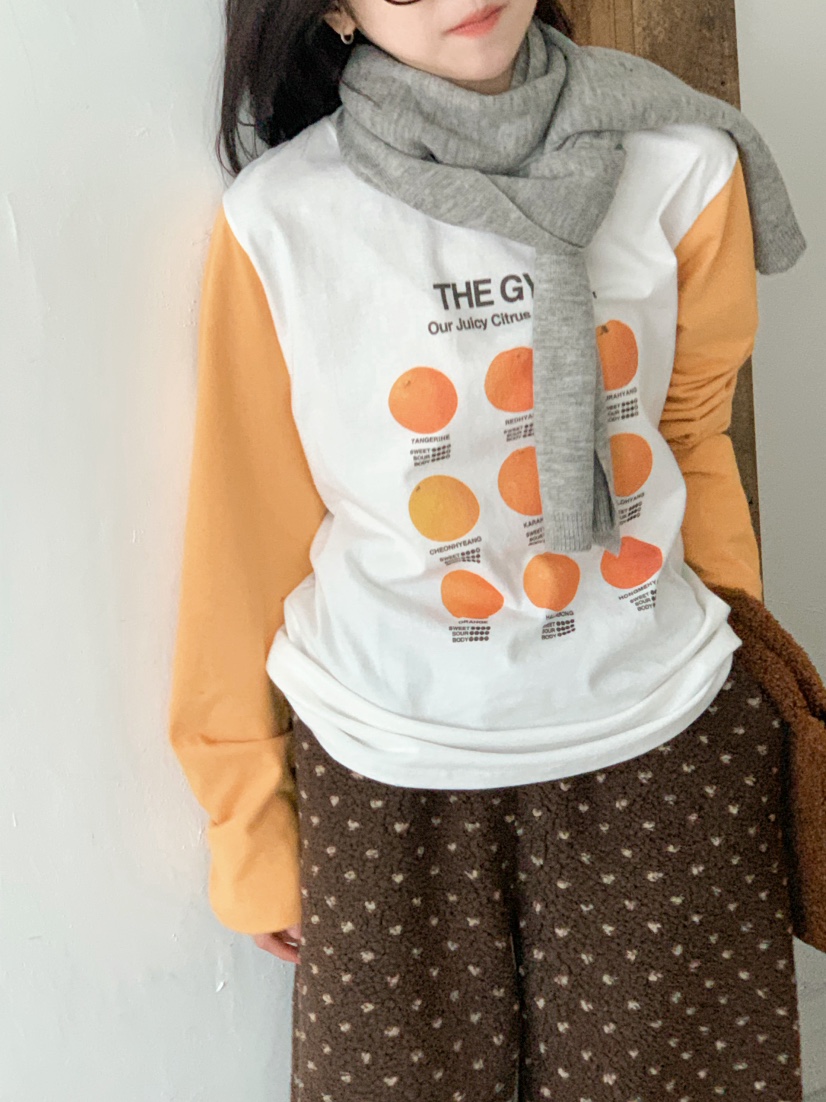 BEFORE SUNRISE東大門㊣直郵女士新款人氣25秋冬真品長袖T恤BEFORE SUNRISE長袖T恤