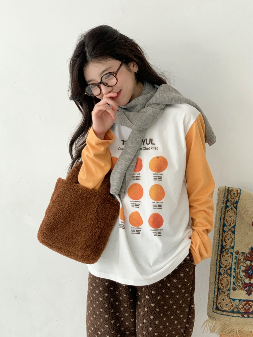 BEFORE SUNRISE東大門㊣直郵女士新款人氣25秋冬真品長袖T恤BEFORE SUNRISE長袖T恤