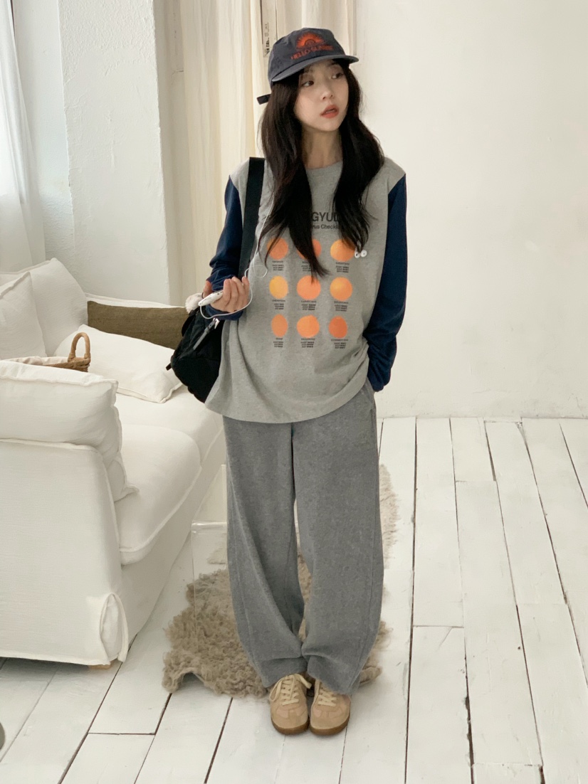 BEFORE SUNRISE東大門㊣直郵女士新款人氣25秋冬真品長袖T恤BEFORE SUNRISE長袖T恤