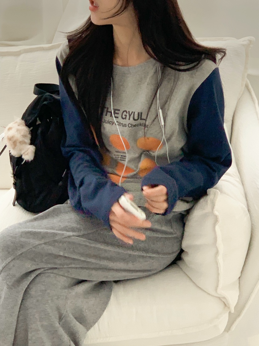 BEFORE SUNRISE東大門㊣直郵女士新款人氣25秋冬真品長袖T恤BEFORE SUNRISE長袖T恤