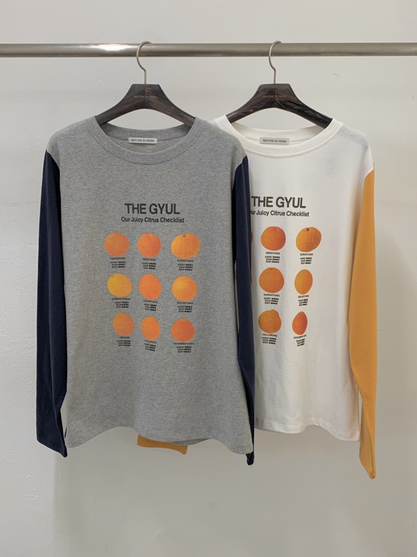 BEFORE SUNRISE東大門㊣直郵女士新款人氣25秋冬真品長袖T恤BEFORE SUNRISE長袖T恤