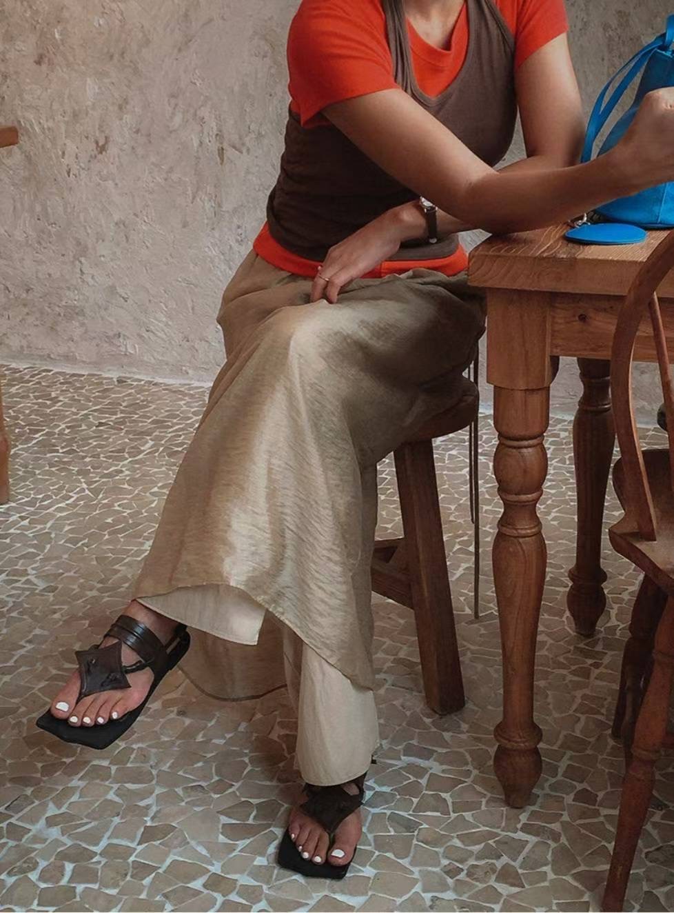 STORY TAG東大門㊣實拍女裝新款時尚人氣25秋冬熱賣職業長裙STORY TAG長裙