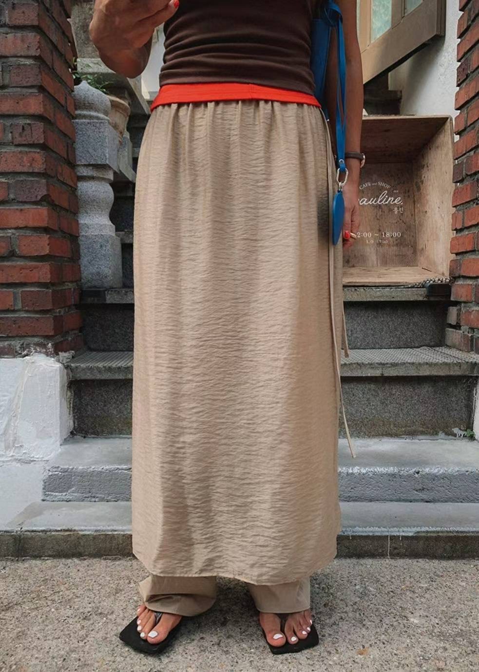 STORY TAG東大門㊣實拍女裝新款時尚人氣25秋冬熱賣職業長裙STORY TAG長裙圖色2