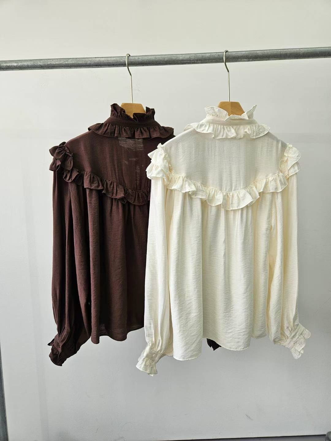 STORY TAG韓國直郵㊣女士新款休閑熱賣真品職業襯衫蕾絲衫STORY TAG襯衫/蕾絲衫