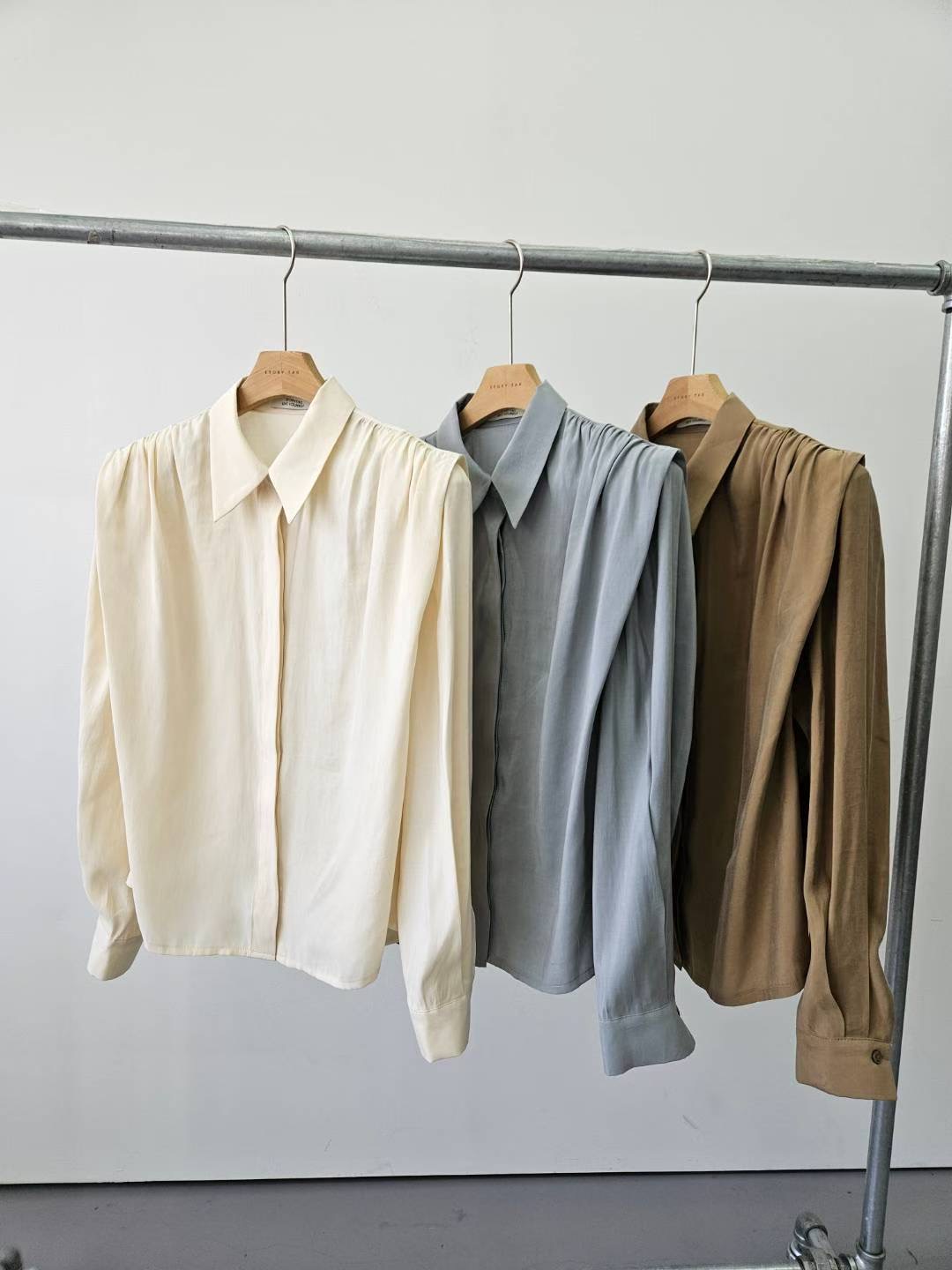 STORY TAG東大門㊣實拍女士新款推薦職業休閑時尚襯衫蕾絲衫STORY TAG襯衫/蕾絲衫圖色3左三色