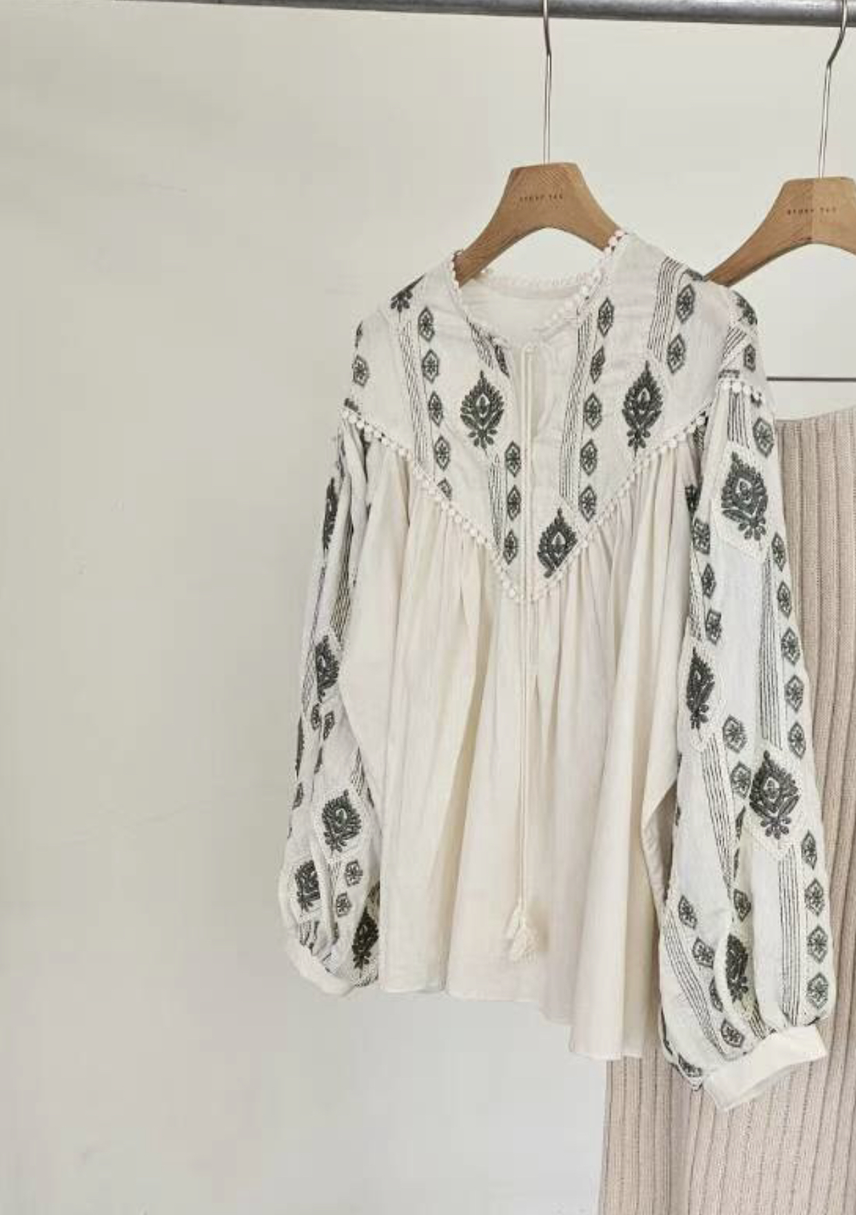 STORY TAG韓國直郵㊣女裝新款真品時尚熱賣25秋冬襯衫蕾絲衫STORY TAG襯衫/蕾絲衫圖色2