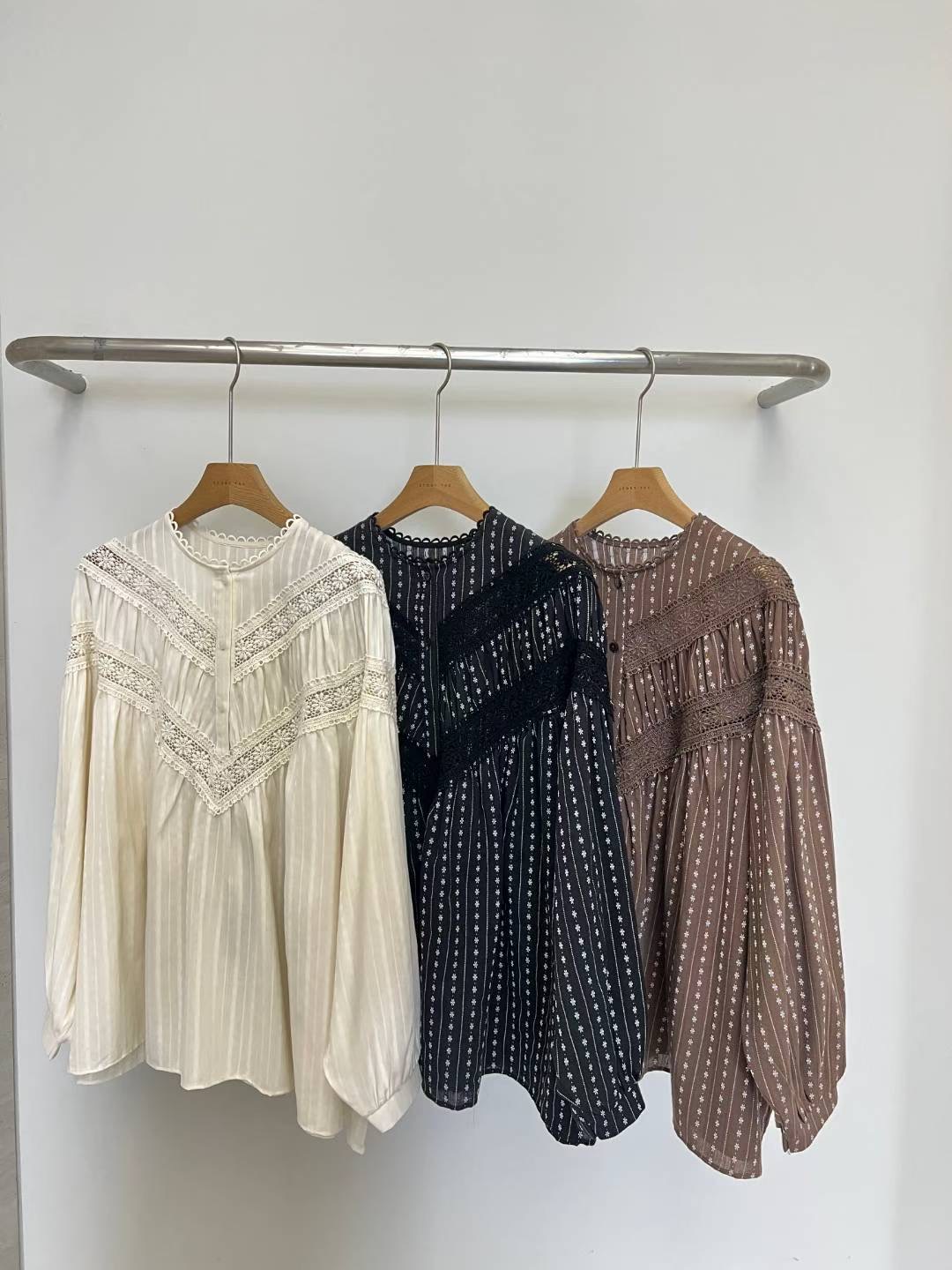 STORY TAG東大門㊣代購女士新品職業25秋冬人氣襯衫蕾絲衫STORY TAG襯衫/蕾絲衫