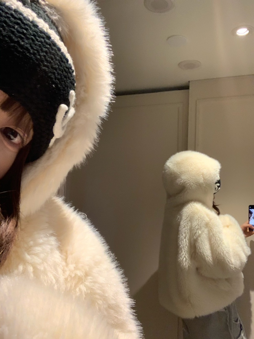 VIRKIN東大門㊣代購女裝新品職業真品推薦25秋冬夾克拉鏈連帽VIRKIN夾克