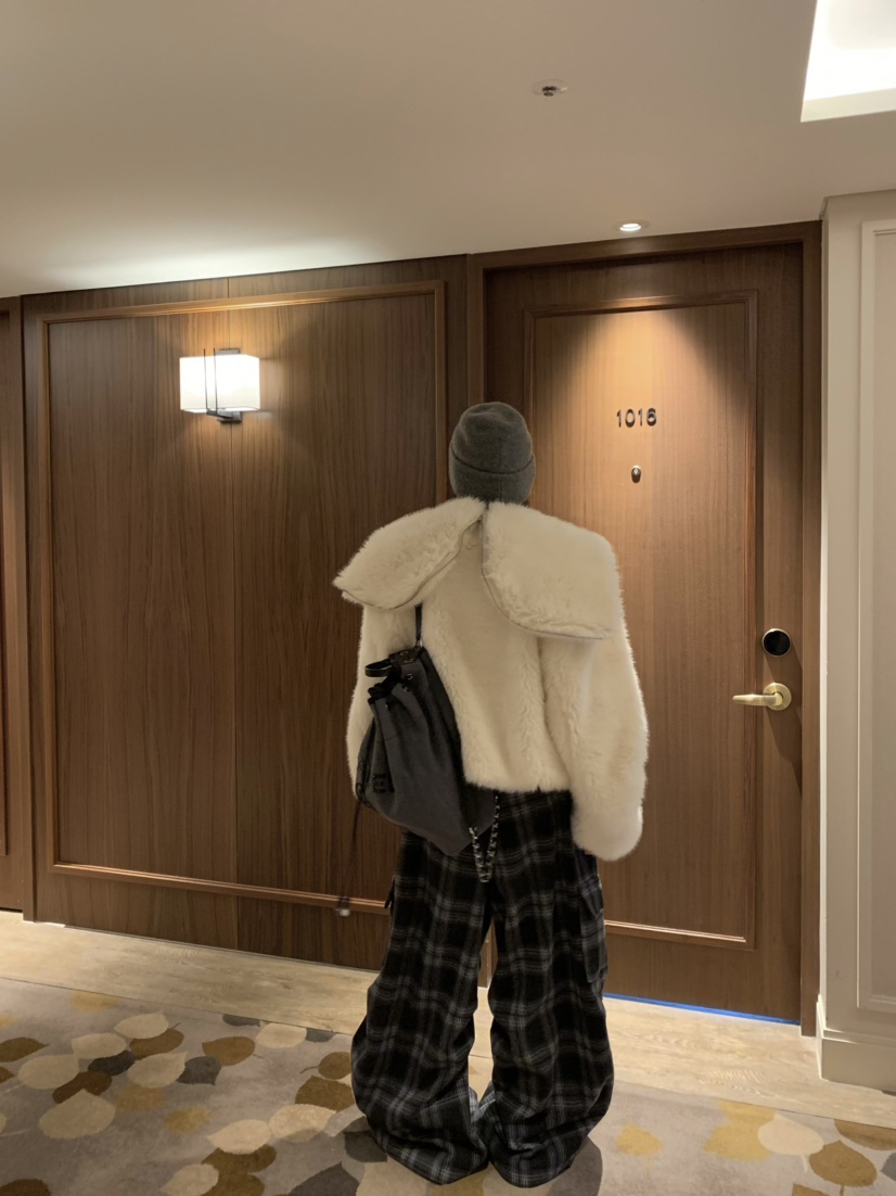 VIRKIN東大門㊣代購女裝新品職業真品推薦25秋冬夾克拉鏈連帽VIRKIN夾克