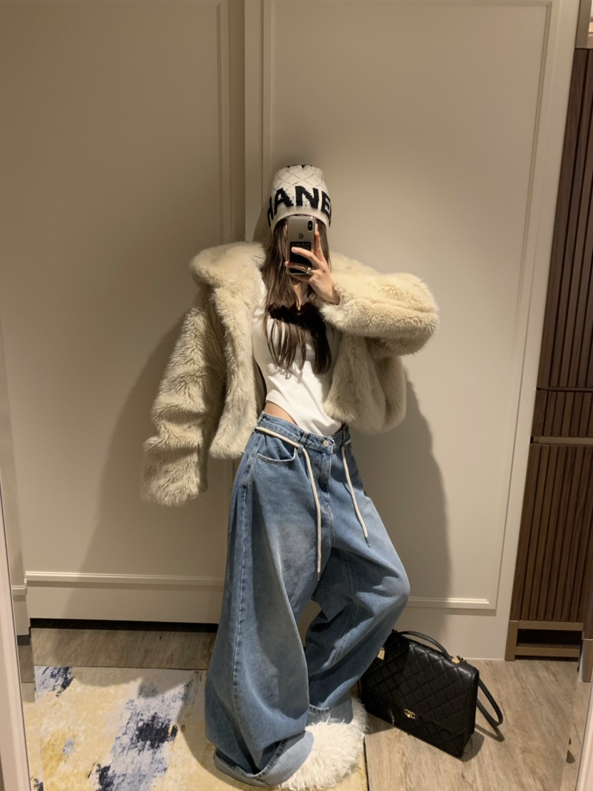 VIRKIN東大門㊣代購女裝新品職業真品推薦25秋冬夾克拉鏈連帽VIRKIN夾克