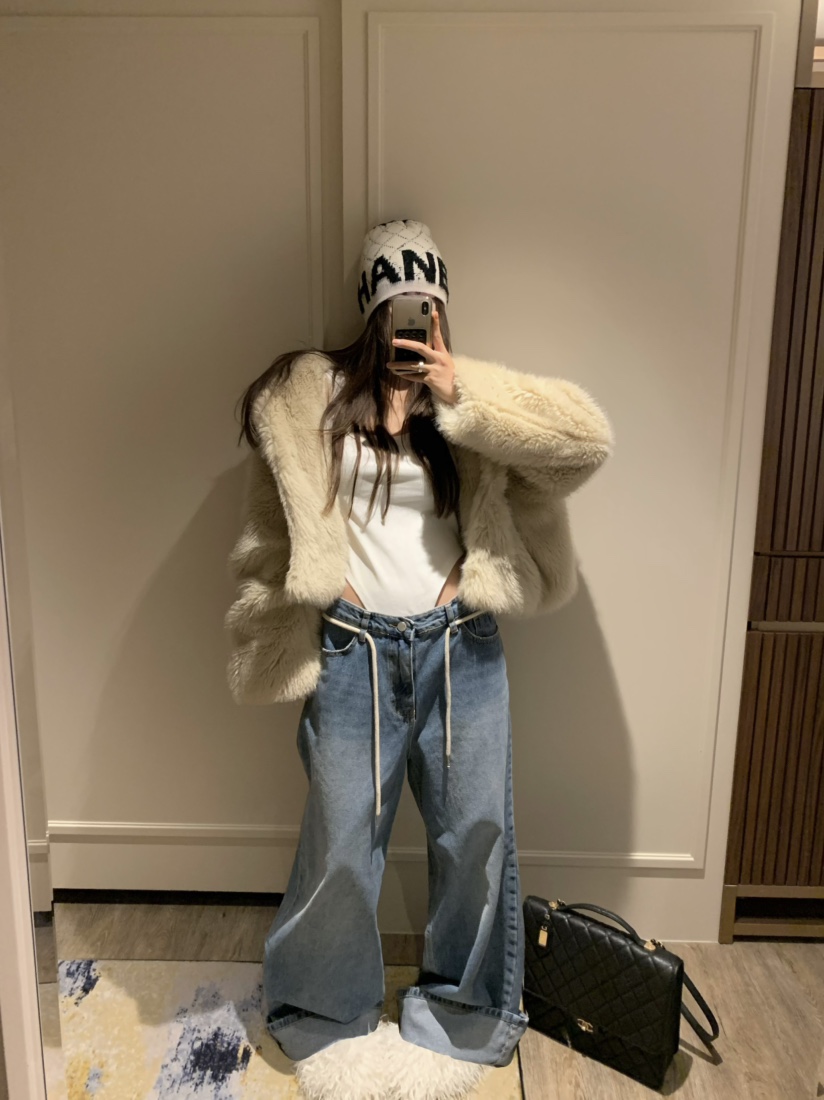 VIRKIN東大門㊣代購女裝新品職業真品推薦25秋冬夾克拉鏈連帽VIRKIN夾克