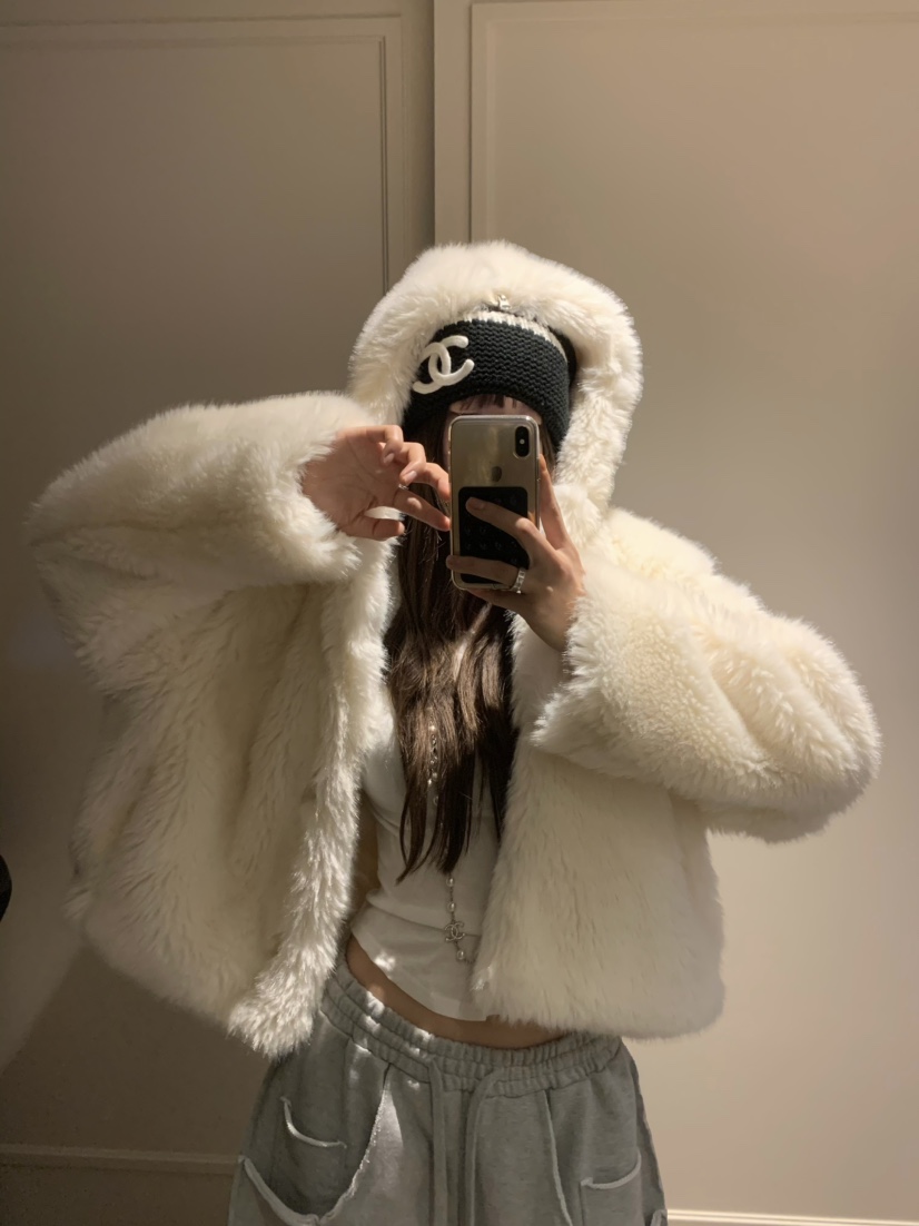 VIRKIN東大門㊣代購女裝新品職業真品推薦25秋冬夾克拉鏈連帽VIRKIN夾克圖色1