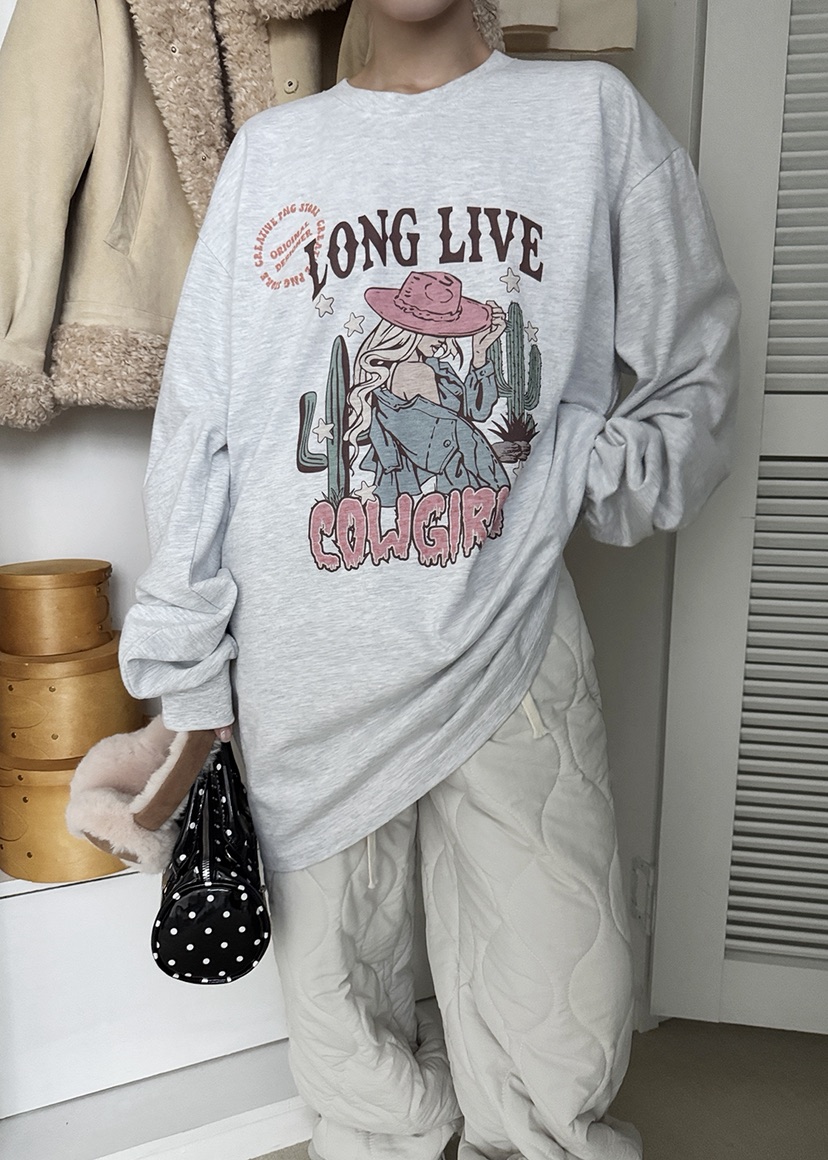 OURWAVE/OUR ROOM韓國直郵㊣女裝新品真品職業推薦長袖T恤Our Wave/Our Room長袖T恤