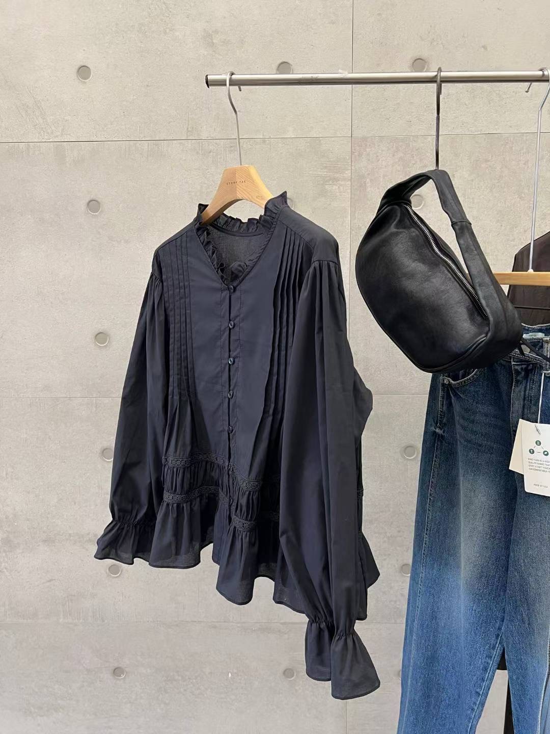 STORY TAG東大門㊣實拍女裝新款職業推薦時尚人氣襯衫蕾絲衫STORY TAG襯衫/蕾絲衫圖色2